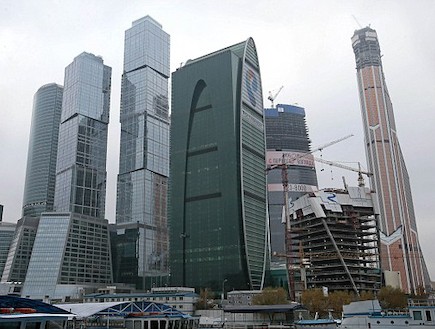 המגדל הגבוה באירופה - במוסקבה (וידאו WMV: dailymail.co.uk)
