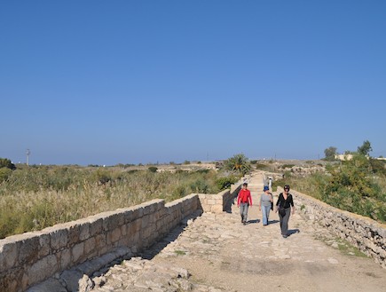הגשר הרומי בנחל תנינים (צילום: ערן ודוד גל-אור, מסלולים> להתאהב בארץ מחדש)