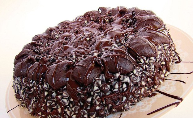 עוגת שוקולד ויין (צילום: דליה מאיר, mako אוכל)