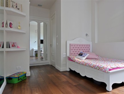 חדר שינה ילדה (צילום: שי אדם)