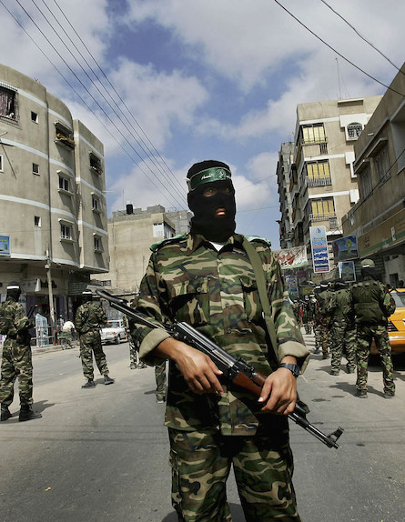 פעיל חמאס (צילום: Abid Katib, GettyImages IL)