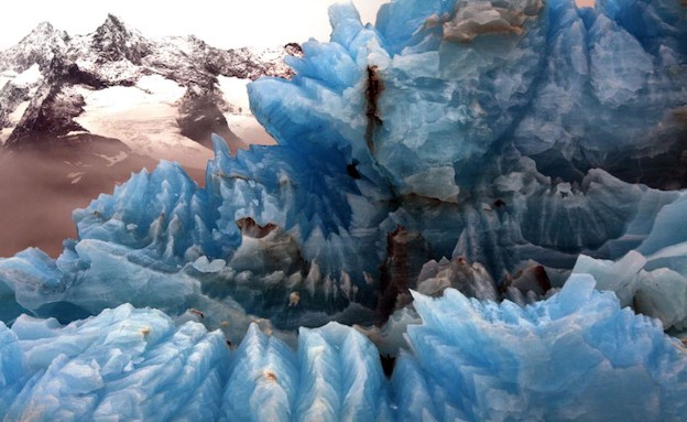 הקרח נמס לצורות חדות