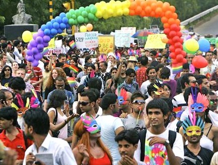 מצעד הגאווה בהודו (צילום: אימג'בנק / Gettyimages)