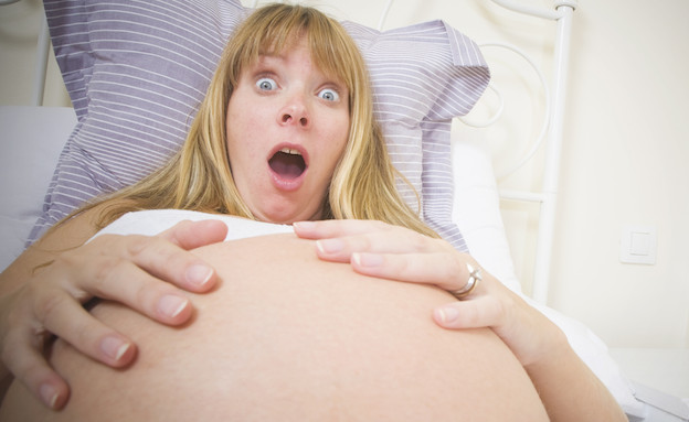 אישה בהריון מתקדם (צילום: אימג'בנק / Thinkstock)