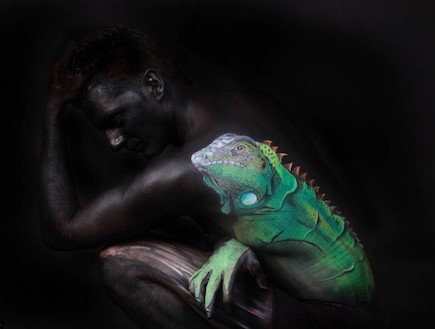 ציורי גוף מדהימים (צילום: dailymail.co.uk)