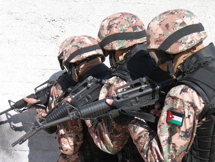 חיילים ירדניים באימון