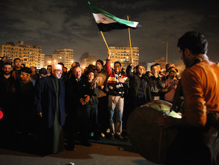 הפגנה בסוריה (צילום: Jeff J Mitchell, GettyImages IL)