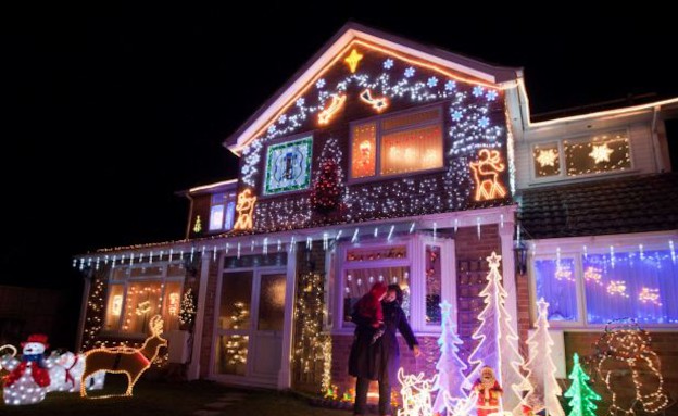 Christmas house (צילום: swns.com)