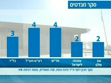 עוצמה לישראל ועם שלם - שני מנדטים (צילום: חדשות 2)