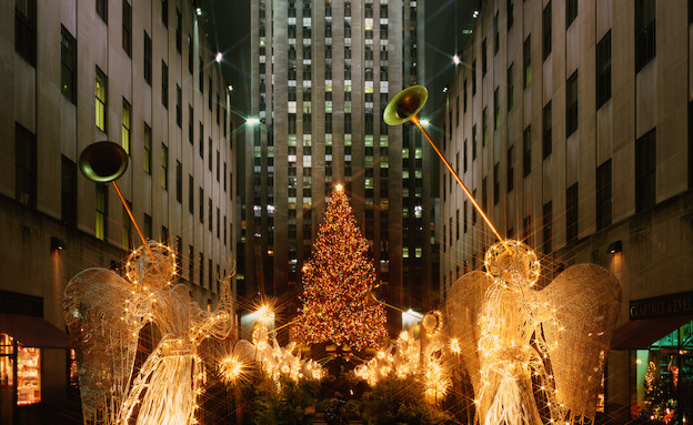 עץ אשוח בניו יורק