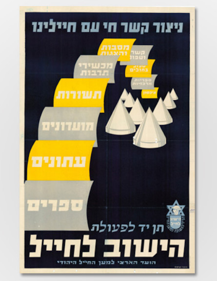 כרזה של האגודה למען החייל (צילום: ארכיון צה"ל ומערכת הביטחון)