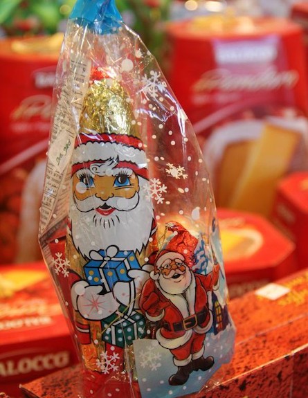 שוקולד לכריסמס - סנטה בשקית (צילום: עידית נרקיס כ"ץ, mako אוכל)