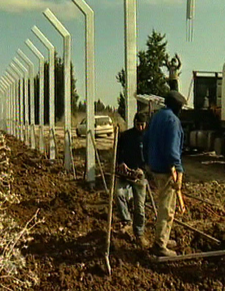 הקמת הגדר החדשה בגולן. ארכיון (צילום: חדשות 2)
