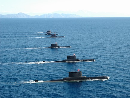 הצי התורכי (צילום: חיל הים התורכי)