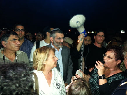ההפגנה הערב בדרום תל אביב (צילום: עזרי עמרם)