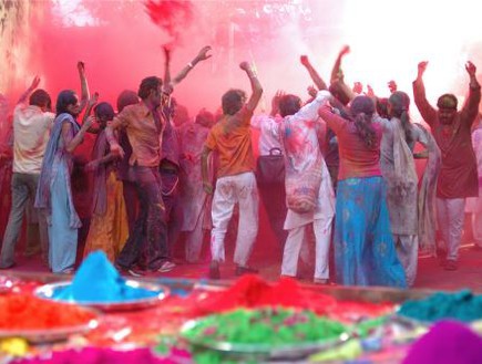 פסטיבל הולי בהודו