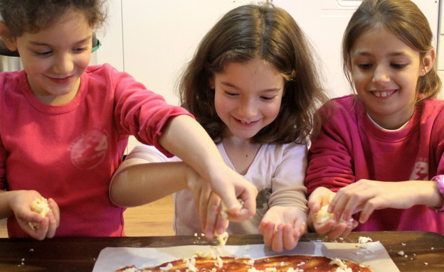 שבלולי פיצה - בהכנה