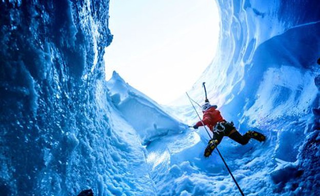 טיפוס, מערות קרח באלפים