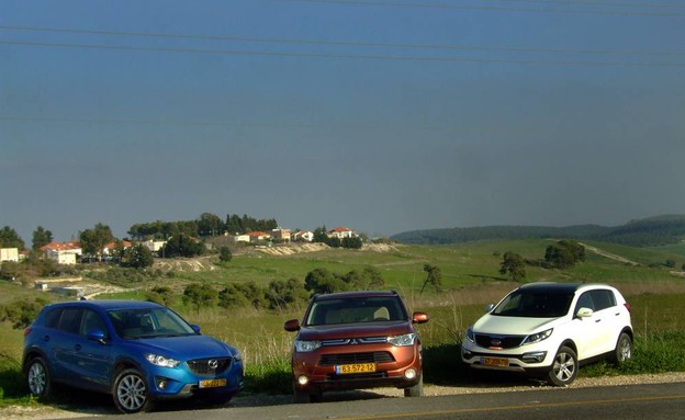 ג'יפונים: CX-5, ספורטאז', קשקאי, אאוטלנדר