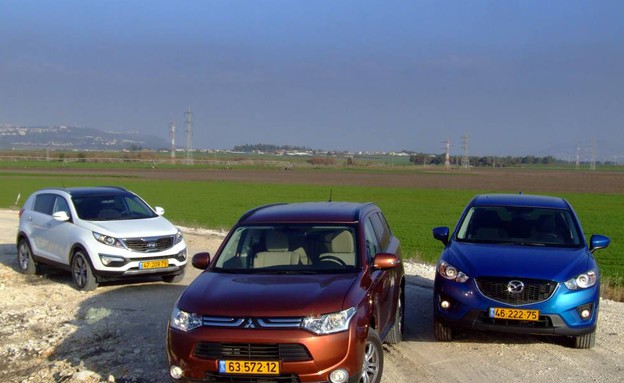 ג'יפונים: CX-5, ספורטאז', קשקאי, אאוטלנדר