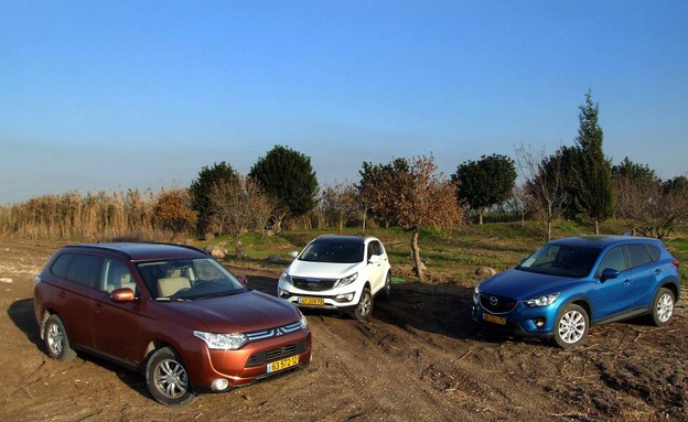 ג'יפונים: CX-5, ספורטאז', קשקאי, אאוטלנדר