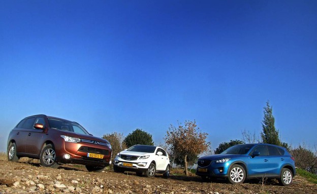 ג'יפונים: CX-5, ספורטאז', קשקאי, אאוטלנדר
