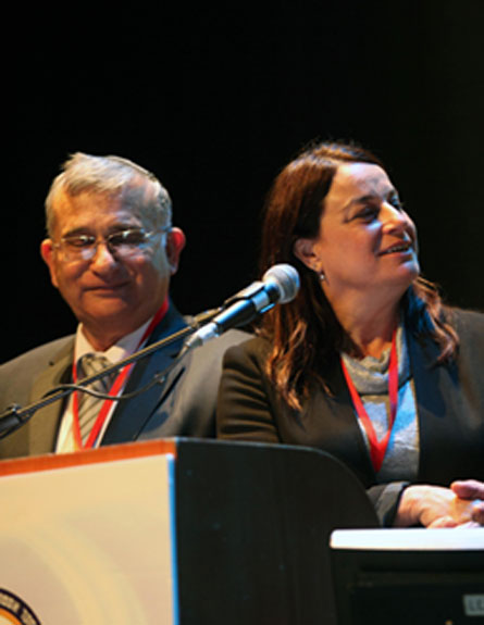 השר הרשקוביץ, רונה רמון ומנכ"ל משרד המדע (צילום: צילום: יואב ארי דודקביץ)