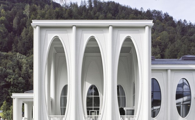 ספא, שוויץ, כניסה (צילום: www.smolenicky-architektur)