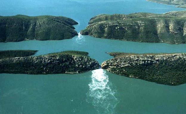 מפל אופקי באוסטרליה