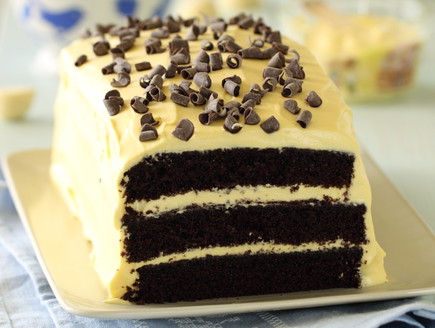 עוגת שוקולד ופסיפלורה - רוחב (צילום: חן שוקרון, mako אוכל)