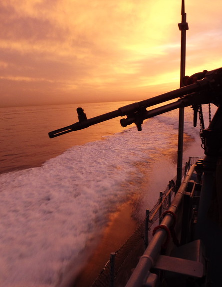 ספינת שלדג באימון (צילום: שי לוי, צבא וביטחון)