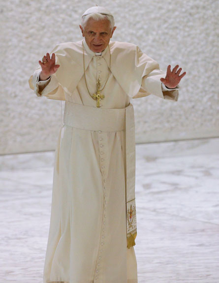 אפיפיור, בנדיקטוס 16 (צילום: חדשות 2)