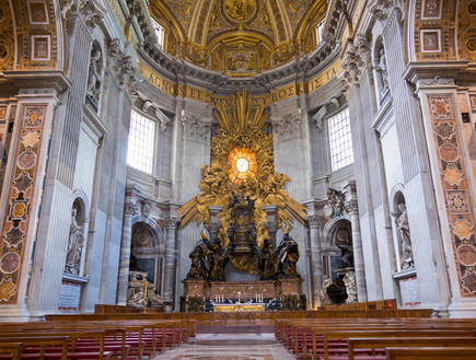 הקתדרלה בסנט פיטר, רומא צילום (צילום: אימג'בנק / Thinkstock)