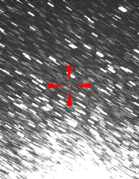 כך נקלט האסטרואיד בעדשות נאס"א (צילום: nasa)