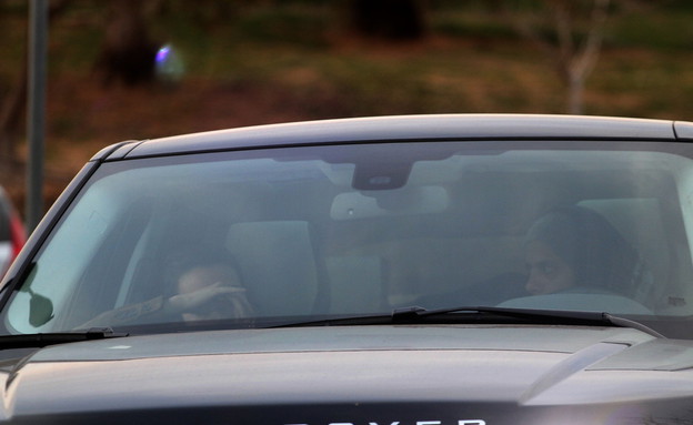 יאנה יוסף וציון ברוך ברכב ביחד (צילום: ג'קי יעקב)