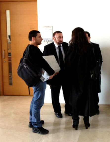 עורך דין מרוז היום בבית המשפט (צילום: חדשות 2)