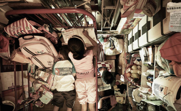 דירה בהונג קונג - מבט עילי (צילום: petapixel.com)