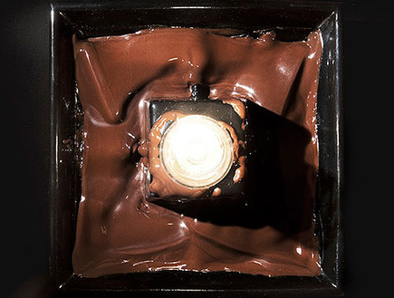 מנורת שוקולד, נמס (צילום: lervik.se)