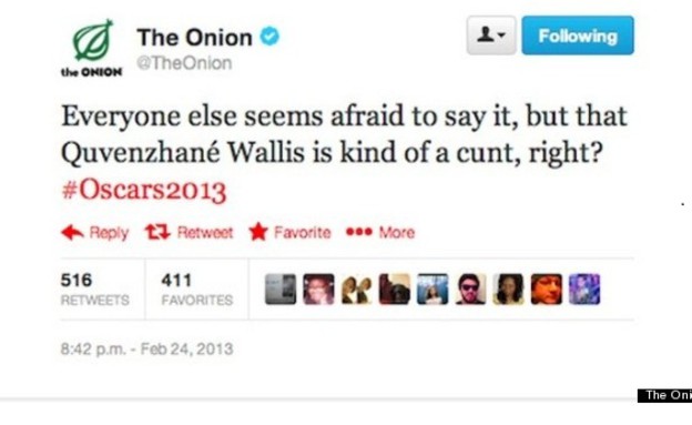 הציוץ של the onion
