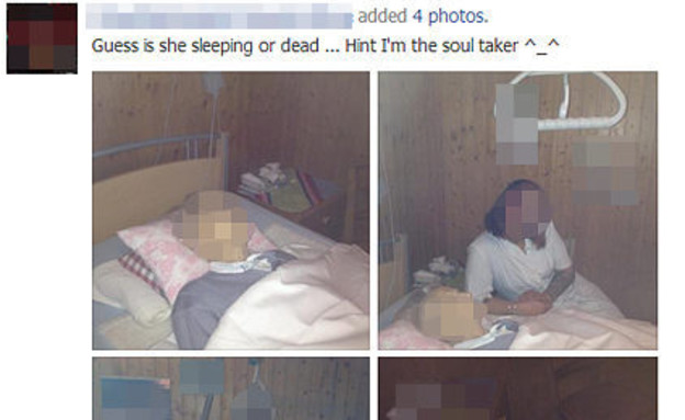 האחות הצטלמה עם גופה והעלתה לפייסבוק (צילום:  Photo by Flash90)