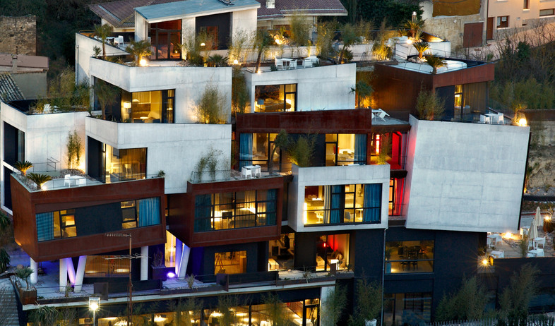 מלון בספרד, חזית (צילום: מתוך האתר hotelviura)