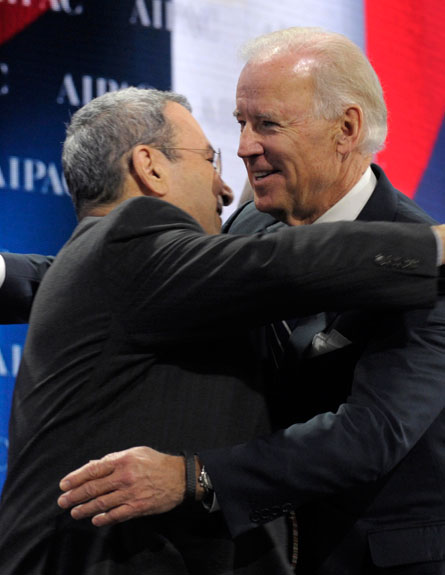 ביידן וברק השבוע באייפא"ק (צילום: AP)