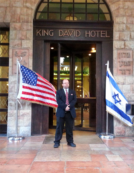 מלון קינג דיויד, ביקור אובמה (צילום: חדשות 2)
