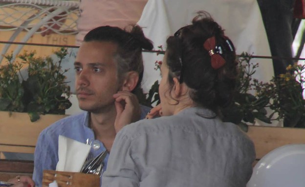 ציון ברוך ויאנה יוסף במסעדה ביחד, מרץ 2013 (צילום: צ'ינו פפראצי)