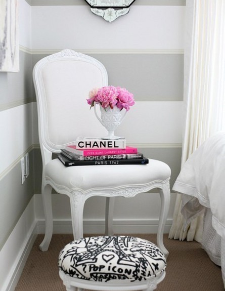 קירות, כיסא ושרפרף (צילום: jackandthewerewolf.tumblr.com)