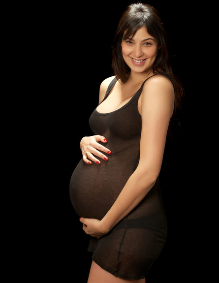 מירי לוי בתמונות הריון (צילום: יעל אלעד)