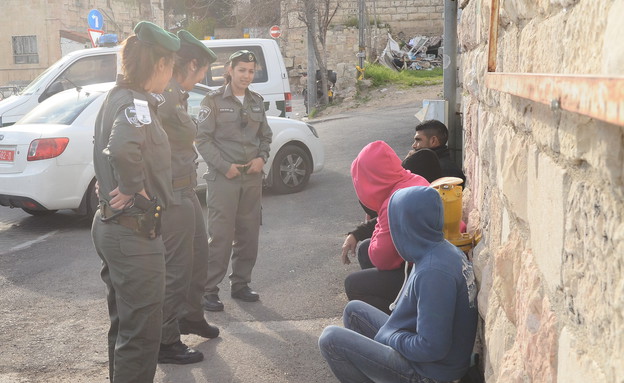 סיירות מג"ב בירושלים (צילום: ליאור עפרון, עיתון "במחנה")