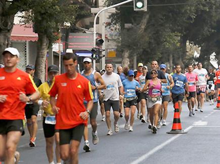 מרתון תל אביב, הסתיים באסון (האתר הרשמי) (צילום: ספורט 5)