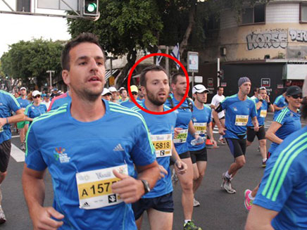 מיכאל מיכאלוביץ, מרתון תל אביב (צילום: אתר שוונג)