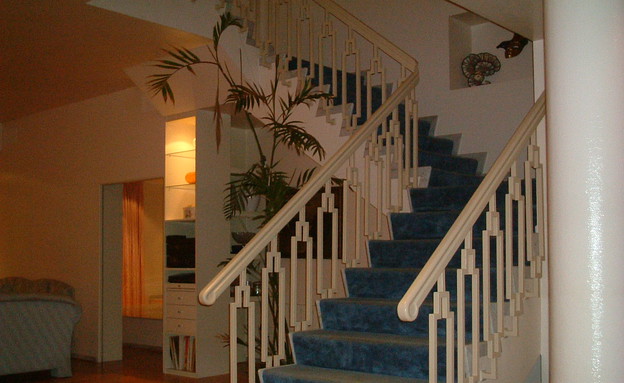גליה שטרנברג, לפני מדרגות (צילום: שי אדם)
